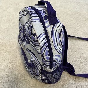 Thirty-one | Silver & Purple Geometric “E” Backpack